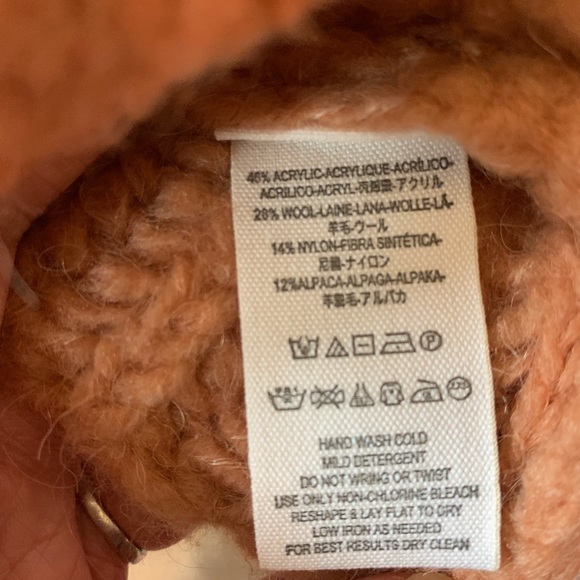 NWT FREE PEOPLE Fluffy Chunky High Neck Sweater - Picture 7 of 8